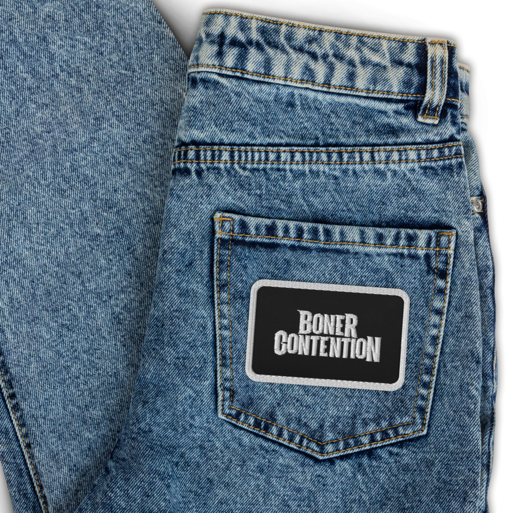 Embroidered Logo Patch (Black/White)